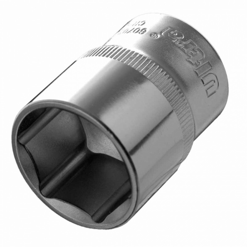 Насадка шестигранна коротка 1/2" 24мм CrV ULTRA (6070242)-6070242