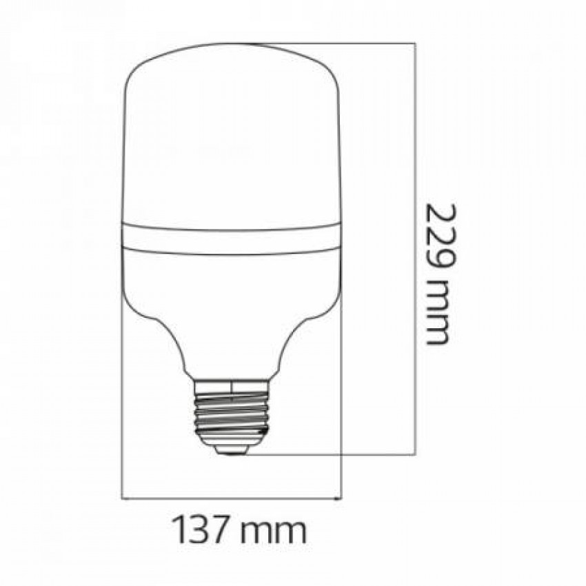 Світлодіодна лампа TORCH-50 50W E27 4200К-001-016-0050-033