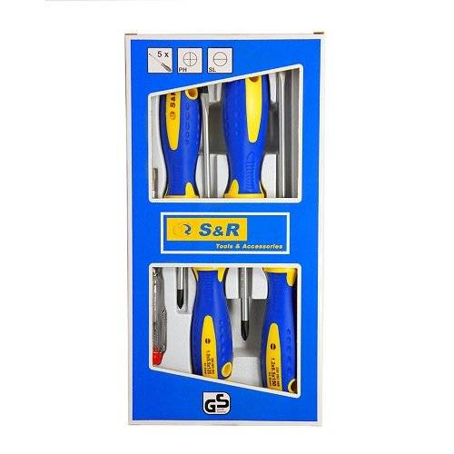 Набір викруток S&R серії S2 5шт.-250681105