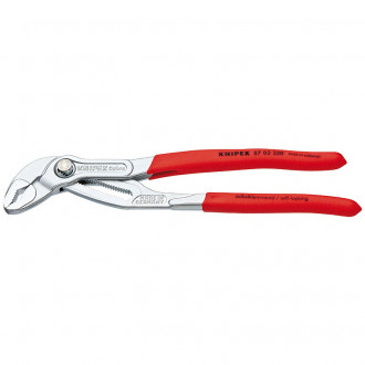 Високотехнологічні сантехнічні кліщі Cobra, хромовані KNIPEX 87 03 250 SB-[articul]