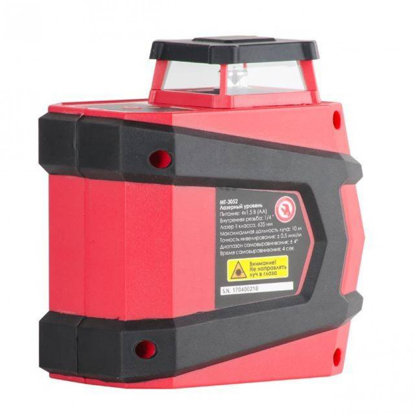 Рівень лазерний 360 град, 2 лазерні головки. INTERTOOL MT-3052-MT-3052