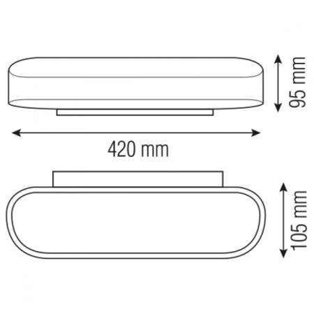 Світлодіодний настінний світильник BELEN-12-1463