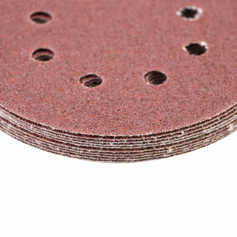 Шліфувальне коло 8 отворів Ø125мм P40 (10шт) Sigma (9122631)-9122631