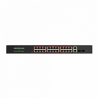 Комутатор мережевий POE GV-023-D-24G+2PG+2SFP