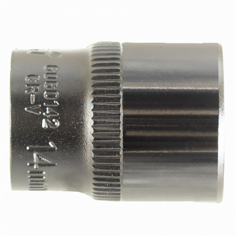 Насадка шестигранна коротка 1/4" 14мм CrV ULTRA (6060142)-6060142