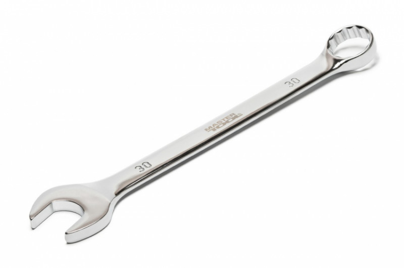 MasterTool Ключ ріжково-накидний 30 мм SS, Арт.: 71-1030-71-1030