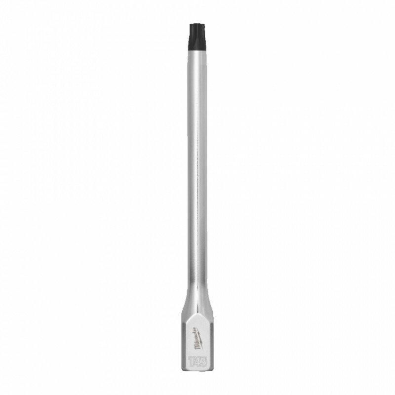 Головка торцева хромована 1/4'' MILWAUKEE подовжена з бітою Torx, T45-4932500445