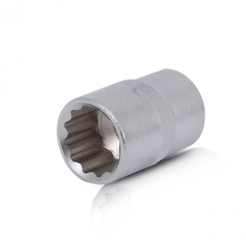 Головка дванадцятигранна 1/2", 18×38 мм, Cr-V STORM INTERTOOL ET-0218-ET-0218