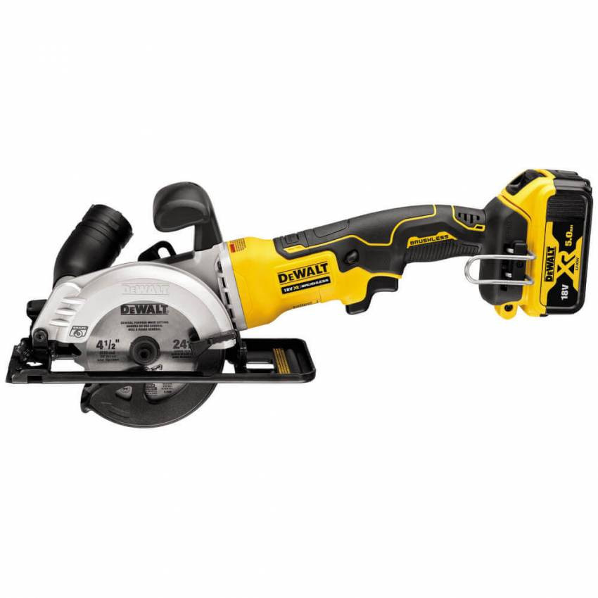 Пила дискова акумуляторна безщіткова DeWALT DCS571P2-DCS571P2