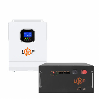 Комплект резервного живлення LogicPower ДБЖ 3500W + літієва (LiFePO4) батарея 7168 Wh