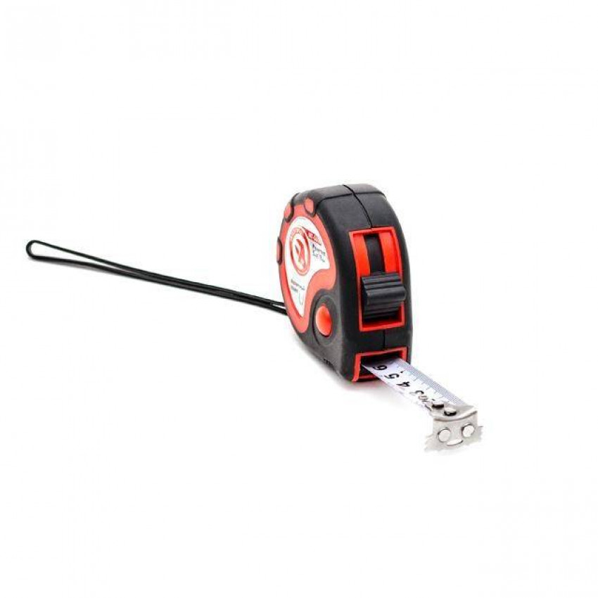 Рулетка з фіксатором 5 м "Супер Магніт" INTERTOOL MT-0605-MT-0605