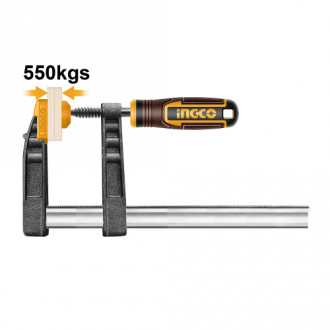 Струбцина столярна тип-F 140×1200 мм INGCO INDUSTRIAL-[articul]