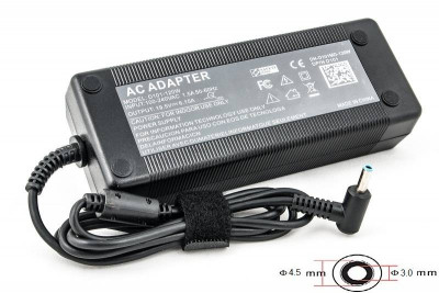 Адаптер для ноутбука PowerPlant HP 220V, 19.5V 120W 6.15A (4.5*3.0)-[articul]