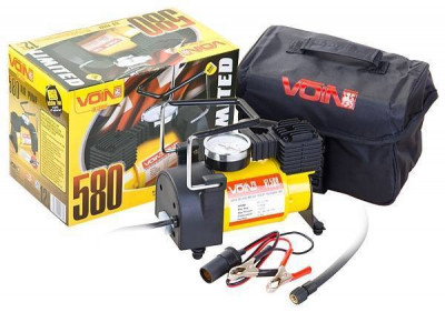 Компресор &quot;VOIN&quot; VL-580 150psi/15Amp/38л/прикур./перехідник на клеми-[articul]