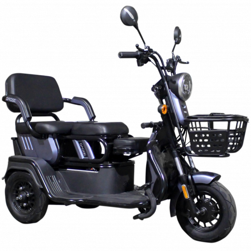 Електричний мопед AGAMI xk 650W/60V/20AH (DZM) (чорний)-