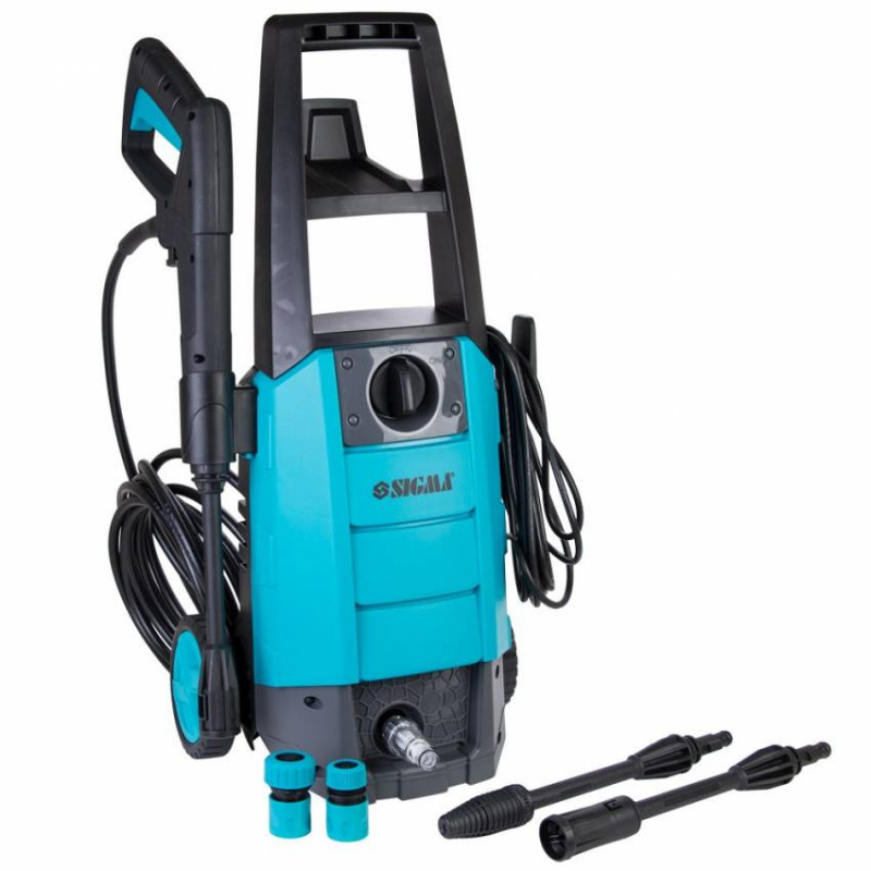 Миття високого тиску 1700Вт max 130bar 6.7 л/хв турбонасадка SIGMA (5342071)-5342071