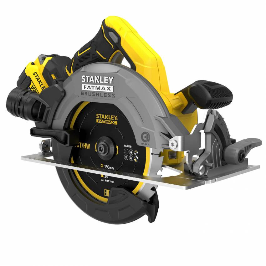 Пила циркулярна акумуляторна STANLEY FATMAX SFMCS550M2K-SFMCS550M2K