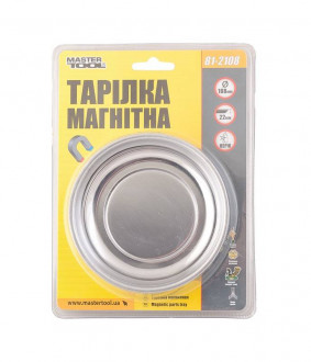 Тарілка магнітна MASTERTOOL 108 мм 81-2108