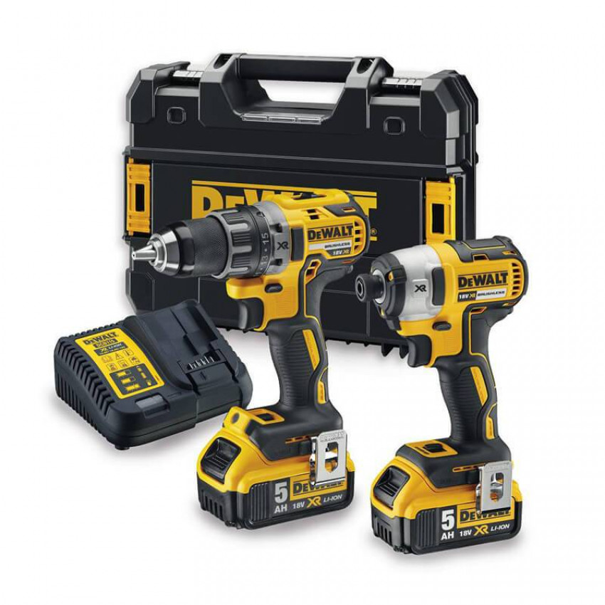 Набір з двох безщіткових інструментів DeWALT DCK268P2T-DCK268P2T