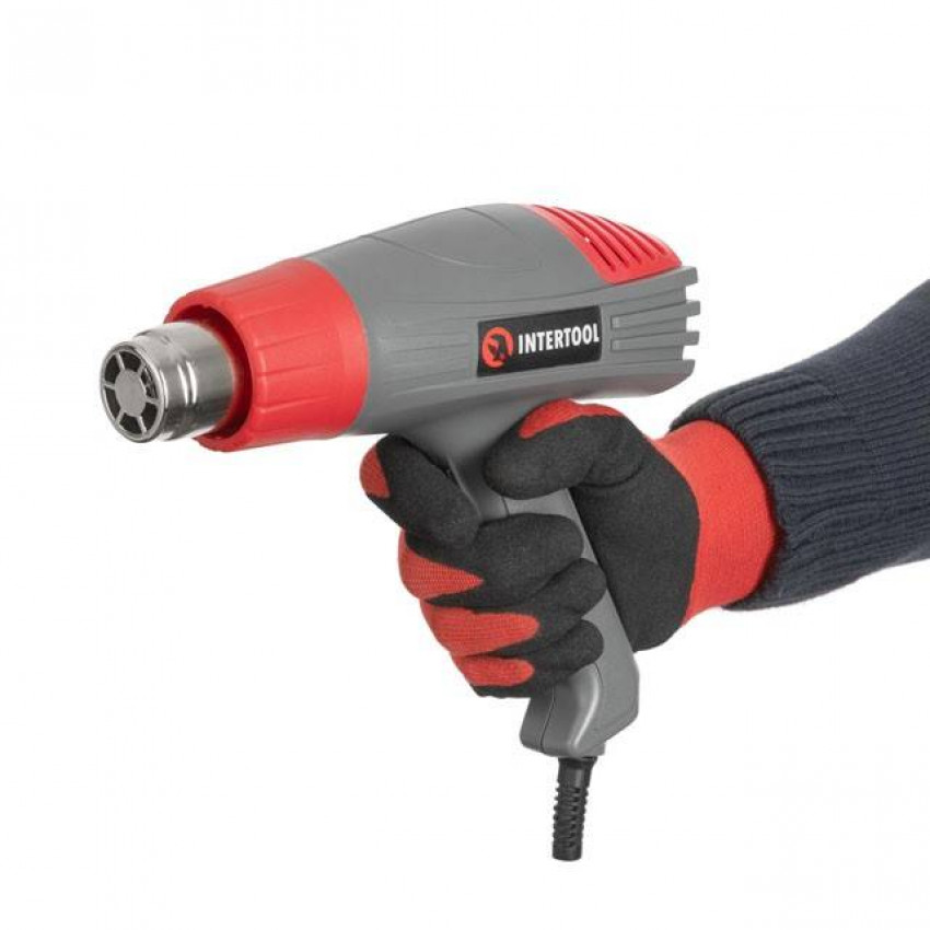 Фен технiчний, 2000 Вт,2 режими, 400-600 °C, 300-500 л/хв INTERTOOL DT-2416-DT-2416