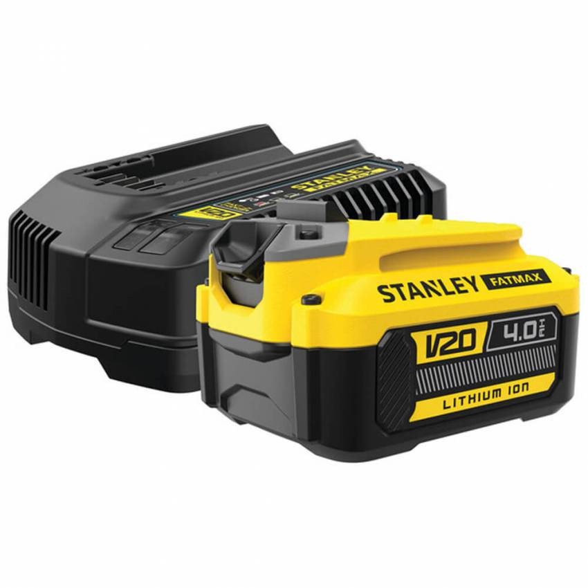 Зарядний пристрій та 1 акумулятор STANLEY FATMAX SFMCB14M1-SFMCB14M1