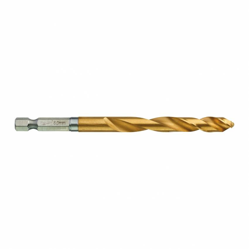 Свердло по металу RedHEX HSS-G TiN MILWAUKEE, Ø7,0мм-48894717