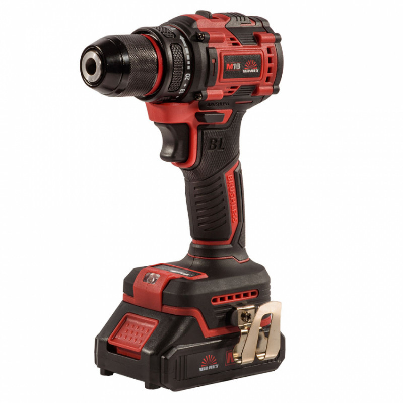 Дриль-шуруповерт акумуляторний Vitals Master AU 1832c BL Kit-235330