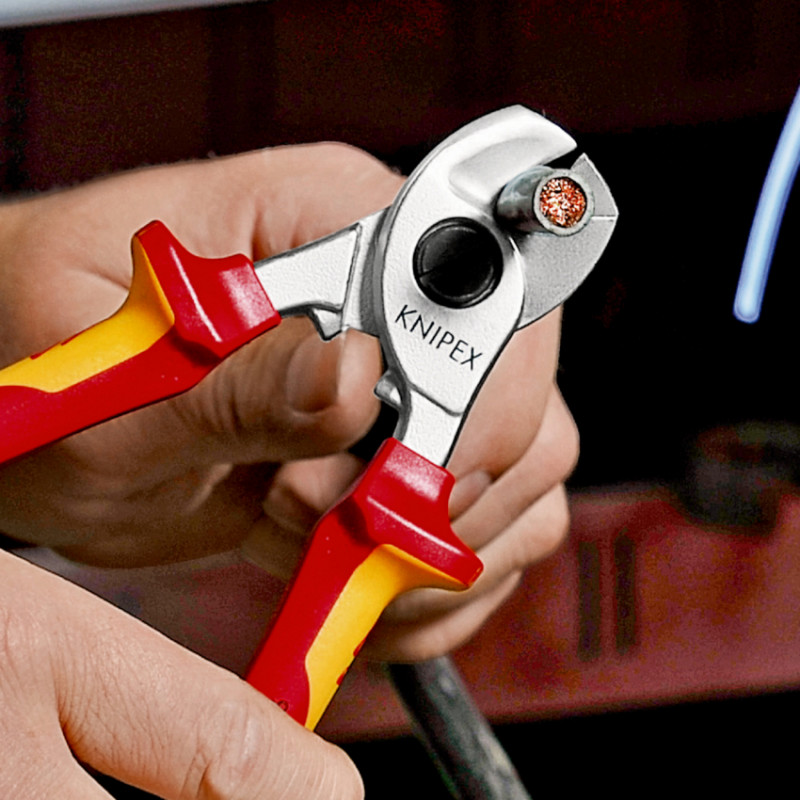 Ножиці для різки кабелів KNIPEX 95 26 165 SB-95 26 165 SB