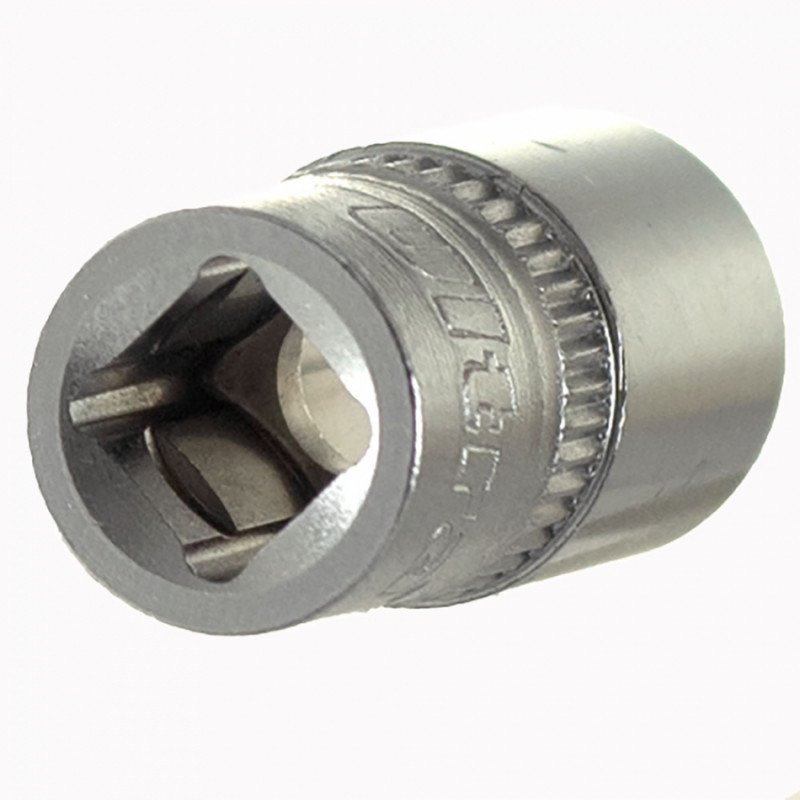Насадка шестигранна коротка 1/4" 9мм CrV ULTRA (6060092)-6060092