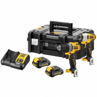 Набір з двох безщіткових інструментів DeWALT DCK2110C2T