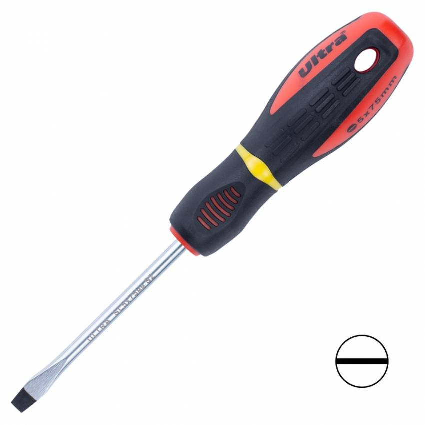 Викрутка шліцева SL 5.0×75мм S2 Profi ULTRA (4000202)-4000202