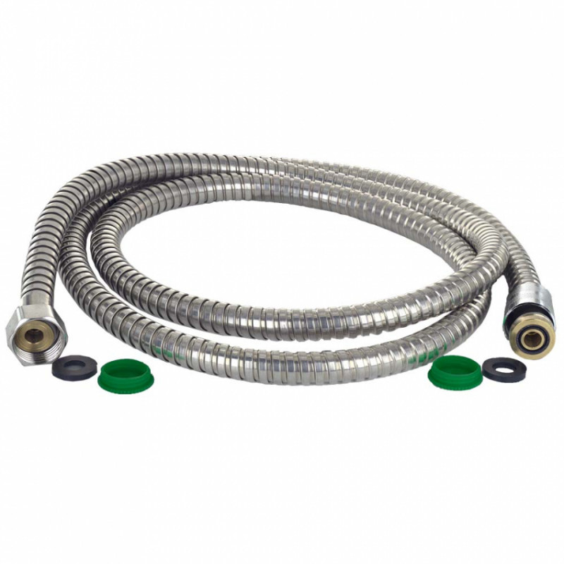Шланг для душа 1/2" SS з підшипником 175см AQUATICA XB-9376 (9792042)-9792042