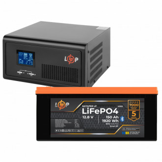 Комплект резервного живлення LogicPower ДБЖ 1000W + літієва (LiFePO4) батарея 1920 Wh-[articul]