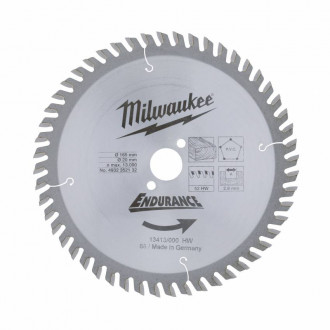 Диск пильний MILWAUKEE, Ø165/20мм, 52 зуб.-[articul]