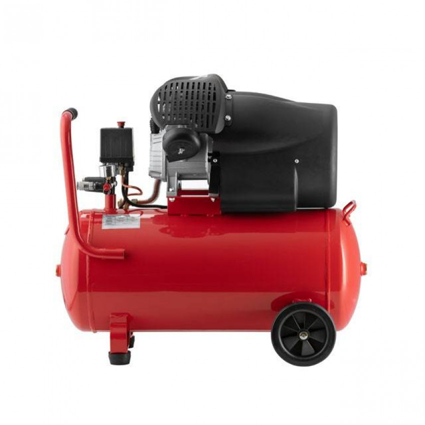 Компресор 50 л, 2.23 кВт, 220 В, 10 aтм, 354 л/хв, 2 циліндри. INTERTOOL PT-0004-PT-0004