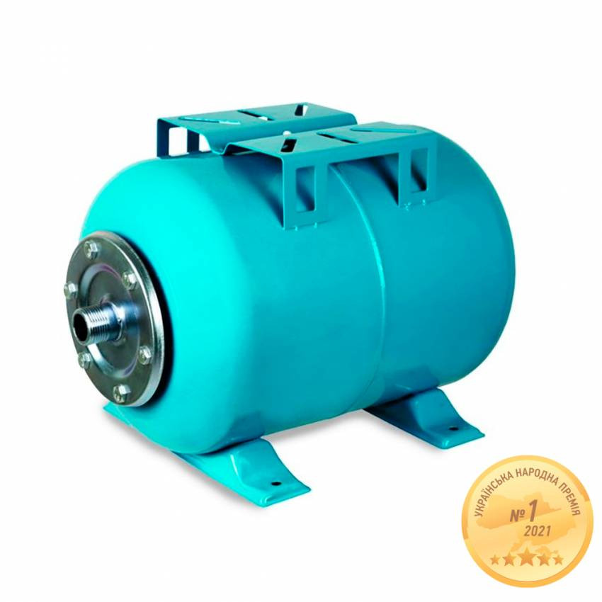 Гідроакумулятор горизонтальний 50л AQUATICA (779122)-779122