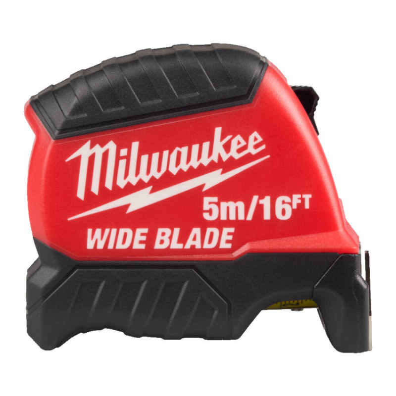 Рулетка WIDE BLADE MILWAUKEE (Gen2), (полотно 35мм), 5м/16фт-4932499204
