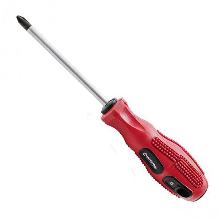 Викрутка хрестова PH0*200 мм INTERTOOL VT-3135-VT-3135