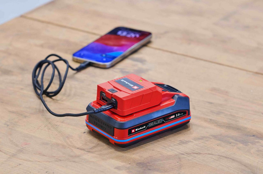 Зарядний пристрій USB акумуляторний Einhell TC-CP 18 Li USB A/C - Solo (4514148)-