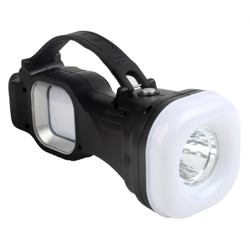 Ліхтар Quantum кемпінговий перезарядний Stalker 3W LED+COB solar з USB-QM-FL3020