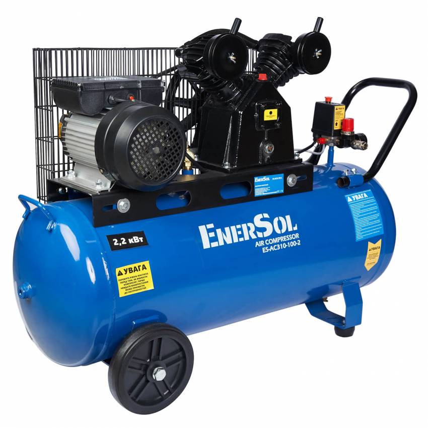 Компресор повітряний EnerSol ES-AC310-100-2-ES-AC310-100-2