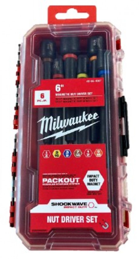 Набір насадок торцевих магнитних під зовн. 6-гранник ShW MILWAUKEE, 150мм (8, 10, 13мм) (3шт)-4932499426