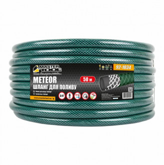 Шланг для поливу MASTERTOOL &quot;METEOR&quot; 3/4&quot; 50 м зелений 92-1034