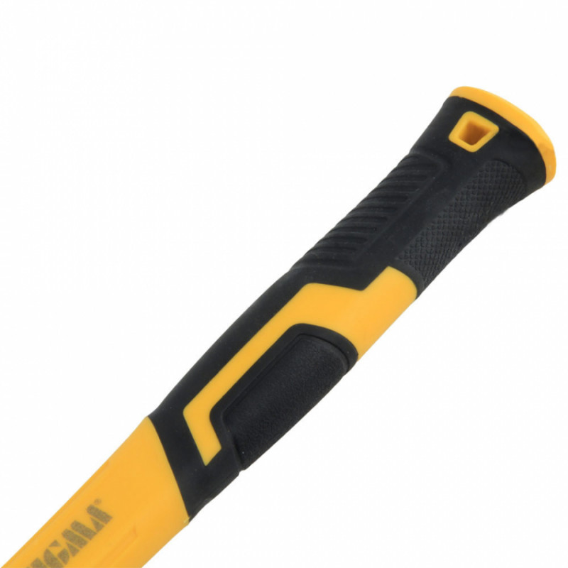 Киянка гумова біла 450г фібергласова рукоятка SIGMA (4317301)-4317301