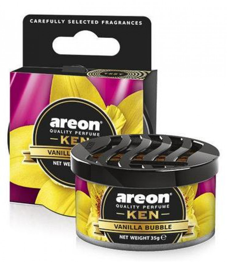 Ароматизатор AREON Ken Ваніль Бабл Гам банка (під сидіння)-077204