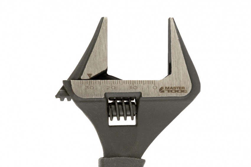 Ключ розвідний MASTERTOOL 150 мм 0-35 мм з обгумованою ручкою Cr-V 76-0321-76-0321