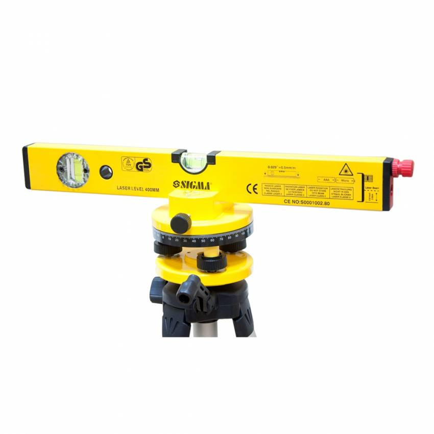Рівень лазерний 40см (кейс тренога) Sigma (3727021)-3727021