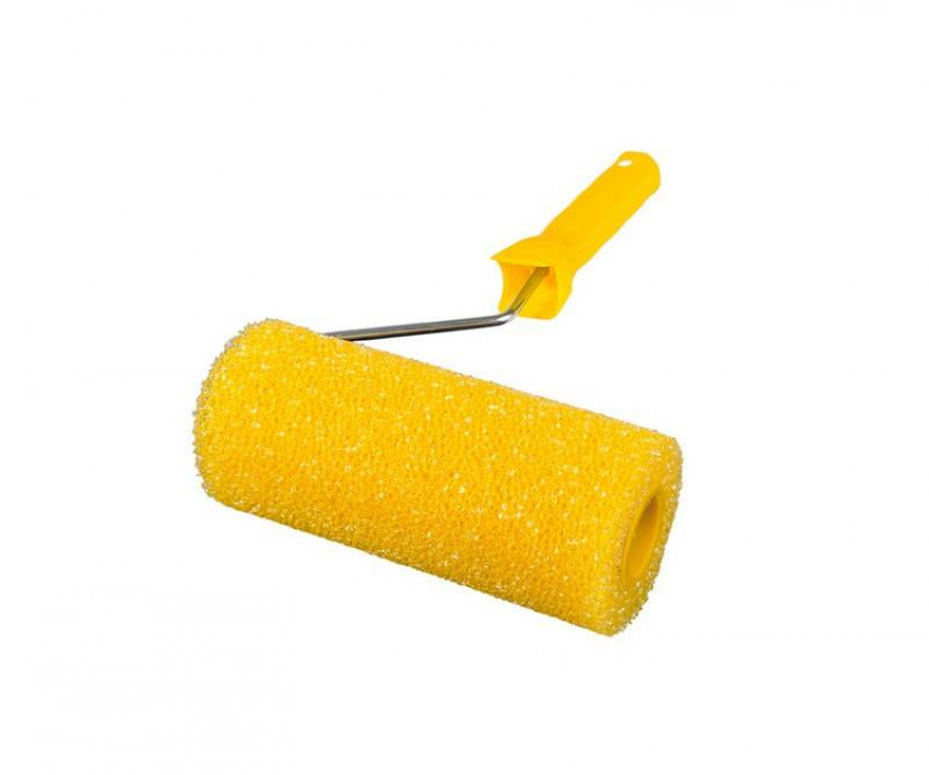Валик структурний поролоновий MASTERTOOL 80х180 мм d 6 мм з ручкою 92-6103-92-6103