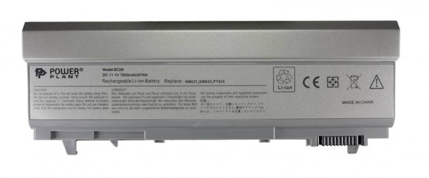 Акумулятор для ноутбуків DELL Latitude E6400 (PT434, DE E6400 3SP2) 11.1V 7800mAh-NB00000245