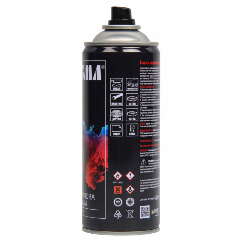 Емаль аерозольна акрилова 400мл RAL 1036 золотий глянець SIGMA (2736851)-2736851